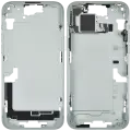 Mid-Frame Housing  W/ Small Parts For iPhone 15 Plus (EU / Global Version) (Used OEM Pull: Grade C) (Green)