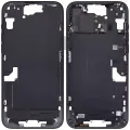 Mid-Frame Housing  W/ Small Parts For iPhone 15 Plus (EU / Global Version) (Used OEM Pull: Grade C) (Black)