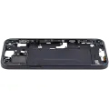 Mid-Frame Housing  W/ Small Parts For iPhone 15 Plus (EU / Global Version) (Used OEM Pull: Grade C) (Black)