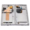 Inner OLED Assembly With Frame For Samsung Galaxy Z Fold 6 5G (US & International) (Used OEM Pull: Grade A) (Silver Shadow)
