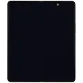 Inner OLED Assembly With Frame For Samsung Galaxy Z Fold 4 5G (US & International) (Used OEM Pull: Grade B/C) (Phantom Black)