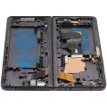 Inner OLED Assembly With Frame For Samsung Galaxy Z Fold 4 5G (US & International) (Used OEM Pull: Grade A) (Phantom Black)