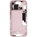 Mid-Frame Housing  W/ Small Parts For iPhone 15 (US Version) (Used OEM Pull: Grade B) (Pink)