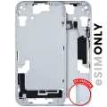 Mid-Frame Housing  W/ Small Parts For iPhone 15 (US Version) (Used OEM Pull: Grade A) (Blue)