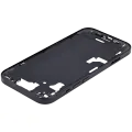 Mid-Frame Housing  W/ Small Parts For iPhone 15 (EU / Global Version) (Used OEM Pull: Grade B) (Black)