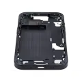 Mid-Frame Housing  W/ Small Parts For iPhone 15 (EU / Global Version) (Used OEM Pull: Grade B) (Black)