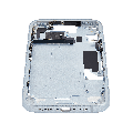 Mid-Frame Housing  W/ Small Parts For iPhone 15 (EU / Global Version) (Used OEM Pull: Grade B) (Blue)