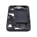 Mid-Frame Housing  W/ Small Parts For iPhone 15 (EU / Global Version) (Used OEM Pull: Grade C) (Black)