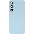 Back Cover Glass With Camera Lens For Samsung Galaxy S24 FE (No Logo) (Aftermarket Plus) (Blue)
