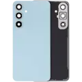 Back Cover Glass With Camera Lens For Samsung Galaxy S24 FE (No Logo) (Aftermarket Plus) (Blue)