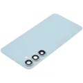 Back Cover Glass With Camera Lens For Samsung Galaxy S24 FE (No Logo) (Aftermarket Plus) (Blue)
