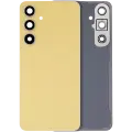 Back Cover Glass With Camera Lens For Samsung Galaxy S24 FE (No Logo) (Aftermarket Plus) (Yellow)