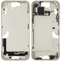 Mid-Frame Housing  W/ Small Parts For iPhone 15 Plus (US Version) (Used OEM Pull: Grade B) (Yellow)