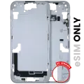 Mid-Frame Housing  W/ Small Parts For iPhone 15 Plus (US Version) (Used OEM Pull: Grade C) (Blue)