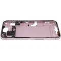 Mid-Frame Housing  W/ Small Parts For iPhone 15 Plus (US Version) (Used OEM Pull: Grade C) (Pink)