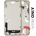 Mid-Frame Housing  W/ Small Parts For iPhone 15 Plus (US Version) (Used OEM Pull: Grade A) (Yellow)