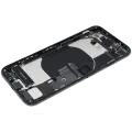 Back Housing W/ Charging Port Flex and Small Components Pre-Installed For iPhone SE (2022) (Used OEM Pull: Grade C) (Midnight)