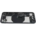 Back Housing W/ Charging Port Flex and Small Components Pre-Installed For iPhone SE (2022) (Used OEM Pull: Grade C) (Midnight)