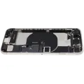 Back Housing W/ Charging Port Flex and Small Components Pre-Installed For iPhoneone SE (2022) (Used OEM Pull: Grade C) (Starlight)