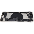 Back Housing W/ Charging Port Flex and Small Components Pre-Installed For iPhoneone SE (2022) (Used OEM Pull: Grade C) (Starlight)