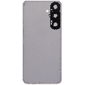 Back Cover Glass With Camera Lens For Samsung Galaxy S25 FE (No Logo) (Aftermarket Plus) (White)