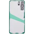 Back Cover Glass With Camera Lens For Samsung Galaxy S21 FE 5G (No Logo) (Aftermarket Plus)  (Lavender)