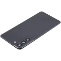 Back Cover Glass With Camera Lens For Samsung Galaxy S21 FE 5G (No Logo) (Aftermarket Plus) (Graphite)