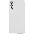Back Cover Glass With Camera Lens For Samsung Galaxy S21 FE 5G (No Logo) (Aftermarket Plus) (White)