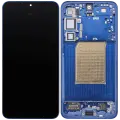 OLED Assembly With Frame For Samsung Galaxy S25 Plus 5G (US & International Version) (Used OEM Pull : Grade B) (Navy)