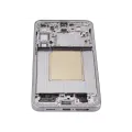 OLED Assembly With Frame For Samsung Galaxy S25 Plus 5G (US & International Version) (Used OEM Pull : Grade B) (Silver Shadow)