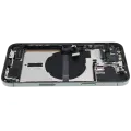 Back Housing W/ Charging Port Flex & Small Parts  For iPhone 13 Pro Max (US Version) (Used OEM Pull: Grade B) (Alpine Green)