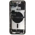 Back Housing W/ Charging Port Flex & Small Parts  For iPhone 13 Pro Max (US Version) (Used OEM Pull: Grade B) (Gold)