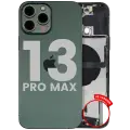 Back Housing W/ Charging Port Flex & Small Parts  For iPhone 13 Pro Max (US Version) (Used OEM Pull: Grade C) (Alpine Green)