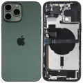 Back Housing W/ Charging Port Flex & Small Parts  For iPhone 13 Pro Max (US Version) (Used OEM Pull: Grade C) (Alpine Green)