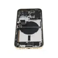 Back Housing W/ Charging Port Flex & Small Parts  For iPhone 13 Pro Max (US Version) (Used OEM Pull: Grade C) (Gold)