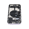 Back Housing W/ Charging Port Flex & Small Parts  For iPhone 14 Pro (EU / Global Version) (Used OEM Pull: Grade C) (Deep Purple)