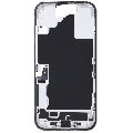 Mid-Frame Housing  W/ Charging Port Flex & Small Parts  For iPhone 16 (US Version) (Used OEM Pull: Grade C) (White)