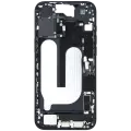 Mid-Frame Housing  W/ Charging Port Flex & Small Parts  For iPhone 16 Plus (EU / Global Version) (Used OEM Pull: Grade C) (Black)