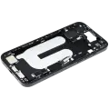 Mid-Frame Housing  W/ Charging Port Flex & Small Parts  For iPhone 16 Plus (EU / Global Version) (Used OEM Pull: Grade C) (Black)