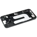 Mid-Frame Housing  W/ Charging Port Flex & Small Parts  For iPhone 16 Plus (EU / Global Version) (Used OEM Pull: Grade C) (Black)