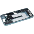 Mid-Frame Housing  W/ Charging Port Flex & Small Parts  For iPhone 16 Plus (EU / Global Version) (Used OEM Pull: Grade C) (Teal)