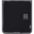 Bottom Back Cover Glass For Samsung Galaxy Z Flip 7 FE 5G (F761) (No Logo) (Aftermarket Plus) (Black)