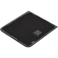 Bottom Back Cover Glass For Samsung Galaxy Z Flip 7 FE 5G (F761) (No Logo) (Aftermarket Plus) (Black)