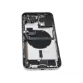 Back Housing W/ Charging Port Flex & Small Parts  For iPhone 13 Pro Max (US Version) (Used OEM Pull: Grade A) (Graphite)