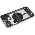 Back Housing W/ Charging Port Flex & Small Parts  For iPhone 13 Pro Max (US Version) (Used OEM Pull: Grade A) (Graphite)