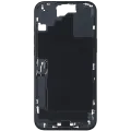 Mid-Frame Housing  W/ Charging Port Flex & Small Parts  For iPhone 16 Plus (EU / Global Version) (Used OEM Pull: Grade A) (Black)