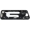 Mid-Frame Housing  W/ Charging Port Flex & Small Parts  For iPhone 16 Plus (EU / Global Version) (Used OEM Pull: Grade A) (Black)