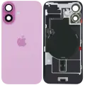 Back Glass w/ MagSafe Magnet & NFC & Flashlight Flex For iPhone 16 (Service Pack) (Pink)