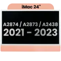 Complete LCD Display Assembly For iMac 24" A2874 / A2873 (2023) / A2438 (2021)  (LG204A-215 LM235UH1 SDD1) (Used OEM Pull: Grade A) （Small Camera hole）(Orange)