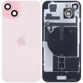 Back Glass w/ MagSafe Magnet & NFC & Flashlight Flex For IPhone 15 Plus (Genuine OEM) (Pink)